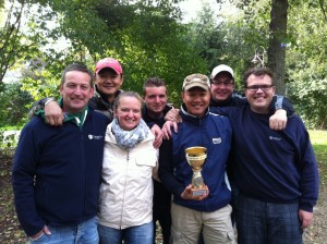 Mario Halbleib, Dung van Dang, Jenny Reichert, Victor Bockelmann, Nico Müller, Jens Edelmann,  Duy van Dang holten den Pokal 2011 nach Gründau